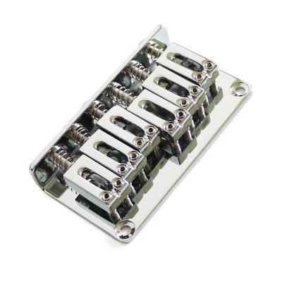 China Wholesale String GUITAR OEM Manufacturer Bridge Chrome Guitar Fixed Bridge Tremolo 6 For St Guitar for sale