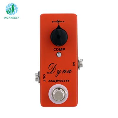 China GUITAR Electric Guitar Effect Micro Mini Single Effect Pedal with Bypass True Dyna Compressor Based on MXR dyna compressor factory for sale