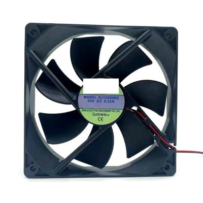 China New hotels sj1225hd2 dc axial fan / ball fan 1dc24v DC12V fan 12cm for sale