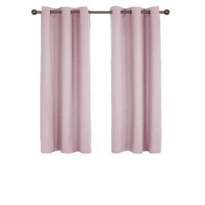 China Wholesale Cheap Blackout Amazon Nursery Essential Thermal Insulated Solid Grommet Blackout Top Curtains / Drapes Window Curtains for sale