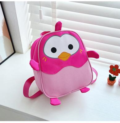 China Cute Penguin Waterproof Lovely Children's Cartoon Schoolbag Waterproof Small Children's Backpack for sale