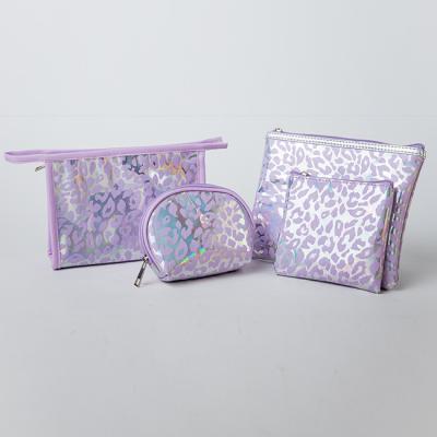 China New PVC Fashion Wash Bag Colorful Two Piece Travel Waterproof Portable Makeup Bag for sale