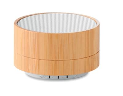 China No Bamboo Led Speaker Mini BT Portable Bamboo Speaker 3w Bamboo Speaker for sale