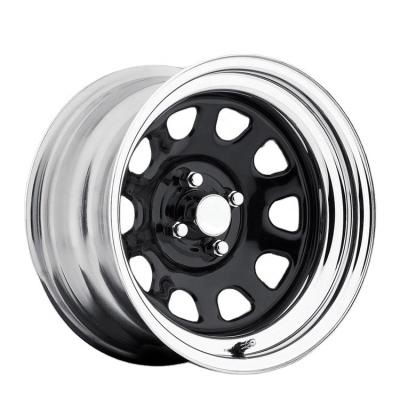 China Steel Chrome Plated 5x108 Steel Wheels 4x4 Offroad Custom Sport Rims for sale