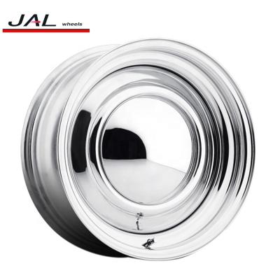 China Strict Balance Control 15 Inch Chrome Steel Sun Exposed Car Wheels Edges Wheels For Classic Cars for sale