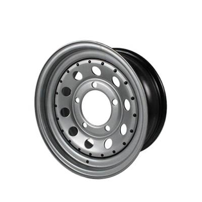 China Trailer OEM 14 Inch Steel Rims 5 Hook Car Wheels For Trailers for sale