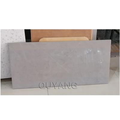 China High Gray Marble Look Floor Stairs Elegant Polishing Europe QUYANG Step Tiles Non Slip Stairs Ceramic Tile For Home for sale