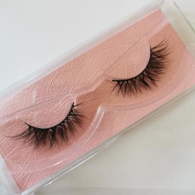 China Wholesale Natural Soft High Quality Strip Eyelashes 7-13mm Short M03 Mink Lahes 3d Mink Eyelashes for sale