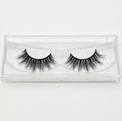 China New Soft 2020 Styles Real Natural Charming Private Label 3d Thick 15mm Mink Lashes Sample for sale