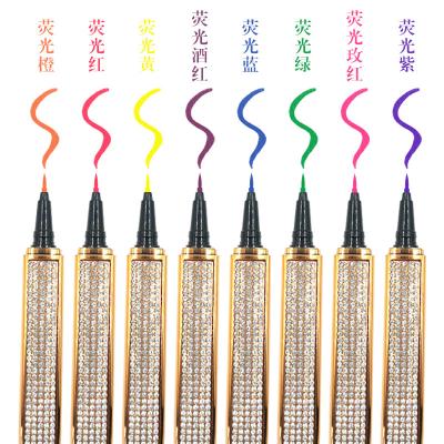 China Waterproof 24 Hours Lasting Colorful Eyeliner Private Label Waterproof Vegan Colored Eyeliner Pencil for sale