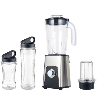 China 300W Car Stainless Steel Personal Blender for Shakes and Smoothies, Portable Blender with Grinder, Tritan Travel Mug and Lid BPA Free for sale