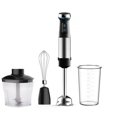 China Variable Speed ​​3 in 1 1100W Electric Immersion Blender includes 800ml Breaker and 600ml Chopper and Beater, Stepless Speed, Stainless Steel Blade for sale