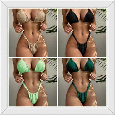 China Swimwear 2022 Ripe Solid Color Cover Up Bikini Girls Bathing Suits Swimsuits White Swimsuits Hot QUICK DRY Thong Women Open Swimwear for sale