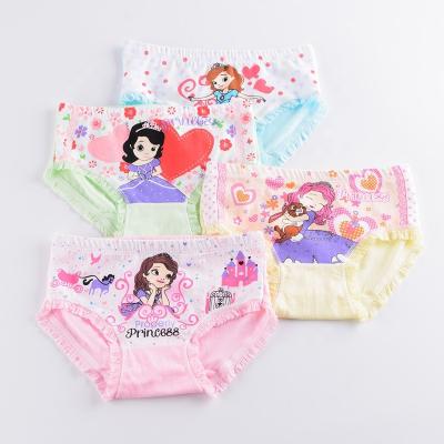 China Wholesale Breathable Girls Underwear Kids Baby Briefs Girls Panties Underwear Sets Cartoon Children Girls Infant Panties for sale