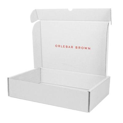 China Good Quality Recyclable White Corrugated Box Custom Printing Swimwear Packaging for sale