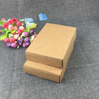 China Handmade Custom Text Printed Big Brown Kraft Paper Cardboard Packaging Box For Shipping Package for sale