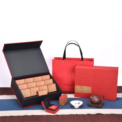 China Matt Lamination Custom Box Bespoke Handmade Magnetic Boxes Shaped Like Books Tea Box for sale