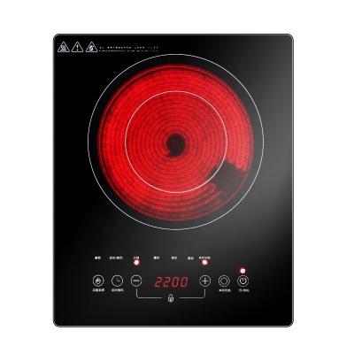 China Waterproof Portable Single Burner Small Multi Function Electric Ceramic Infrared Induction Cooker Stand Energy Saving for sale