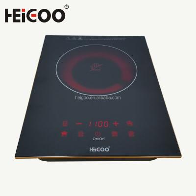 China Easily cleaned with invisible control panel glass electric infrared induction cooker ceramic hob for sale