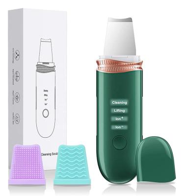 China 2023 New Version DEEP CLEANING Portable Electric Facial Dead Skin Peeling Ultrasonic Deep Cleaning Skin Scrubber for sale