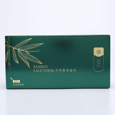 China Child Safe Antibacterial For Extra Absorbent Disposable Towel 100% Biodegradable Sensitive Skin Bamboo Fiber Cotton Face Towel Tissues for sale