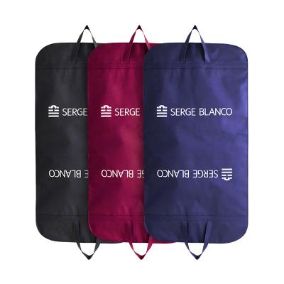 China Eco-Friendly Suit Cover Garment Bag Nonwoven Logo Printed Customized Design Cheap Price Nonwoven Bag for sale