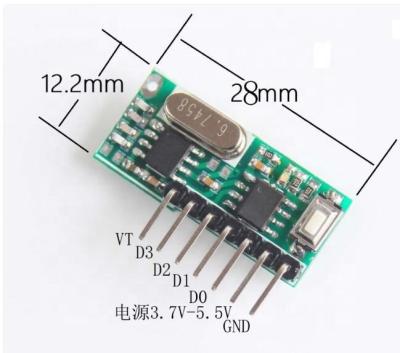 China 4 channels transceiver module for Zd-rc480r lamp switch for sale