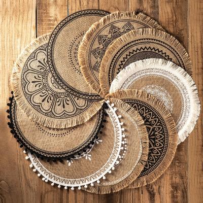 China Contemporary Decorative Rustic Fringed Edge 13