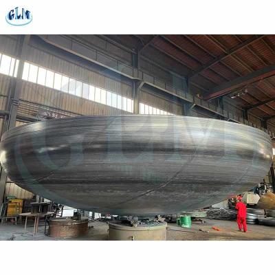 China 3000mm Diameter 6mm Think Elliptical Head End Caps Tank Head For Pressure Vessel for sale