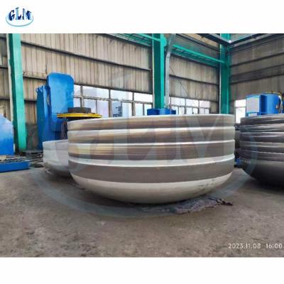 China 500 mm Diameter naadloze tankkoppen buisbehangers dop legeringstaal elliptisch einde Te koop