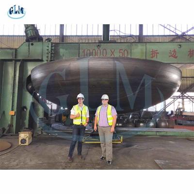 China 2mm 200mm ASME Pressure Vessel Dished Ends Ms Dish End Ellipsoidal Shaped for sale