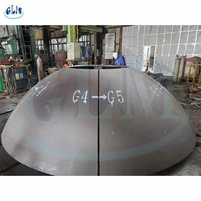 China 1000 mm 6 mm halfbolvormige platte tankkoppen Halve bol nikkellegeringen Te koop