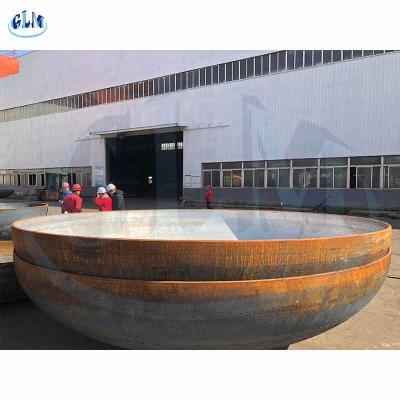 China 316L 321 Roestvrij staal Dish Tank Heads Types Of Dish End In Pressure Vessel Te koop