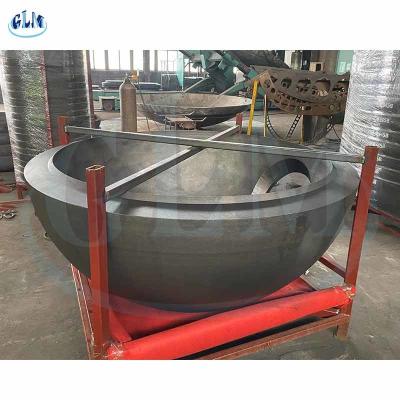 China SUS304 25mm Scheve Semi Ellipsoïde van Tankhoofden voor Watertanks Te koop