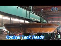 Clad Conical Tank Heads 5500mm Diameter PED For Storage Tank