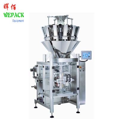 China Complex Film (special materials need to be order) 12 Head Multihead Weigher with Packaging Machine Coffee Beans Rice Powder Salt Frozen Food Frozen Food Shimp Crab Wheat for sale