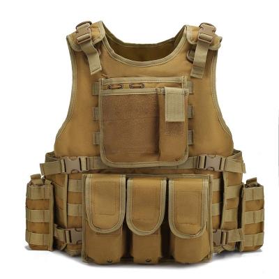 China Factory Custom High Quality 900d Tactical Airsoft Vest Waterproof/Weighted Military Load Shooting Carrier Hunting Vest for sale