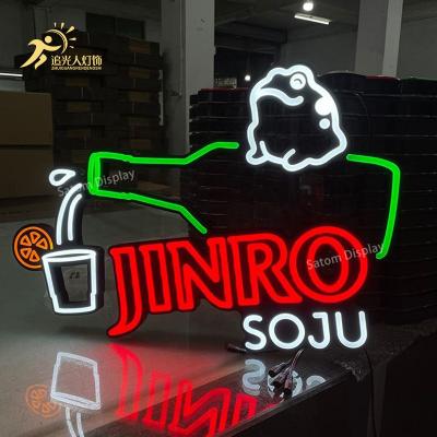 China High Quality Customization Neon Sign Decorations Lighting Signage Colorful Alphabet Letters Anime Beer Happy Birthday Christmas Custom Neon Sign for sale