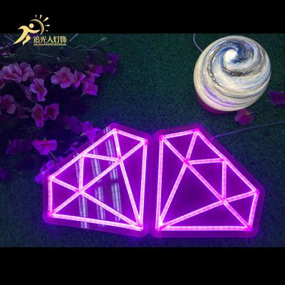 China Wholesale 2022 Custom Neon Sign Outdoor Billboard Happy Birthday Wedding Wedding Lights LED Flexible Neon Bar for sale