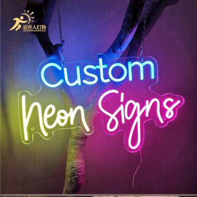 China Night Light Indoor Bedroom LIGHT Atmosphere Decoration LED Neon Sign LED Neon Lamp Words Outdoor Sign for sale