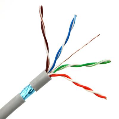 China Networking 4pair 23awg 500Mhz PVC or LSZH or PE Jacket Network Cable LAN Cable FTP SFTP UTP CAT5 Indoor Cable for sale