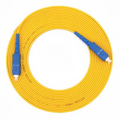 China Factory Price High Quality Single Mode 9/125 SC/UPC-SC/UPC Fiber Optic Patch Cord SC/UPC - SC/UPC for sale