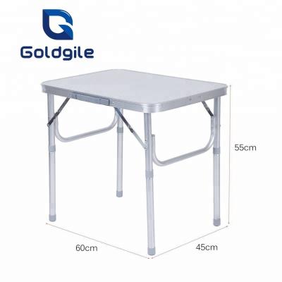 China Goldgile RV Modern Single Modern Outdoor Folding Camping Table for sale