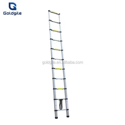 China Aluminum Telescopic Ladders Goldgile EN131-6 Telescopic Ladder For RV For Roof Top Tent for sale