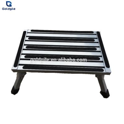 China Portable Aluminum Folding Ladders Goldgile Caravan Step for sale