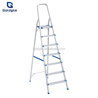 China Goldgile Three Steps Folding Ladders Super Light Weight Folding Ladder for sale