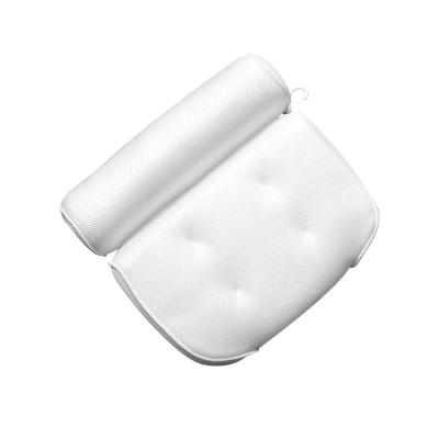 China Viable Product Amazon Design 3d Hot Air Mesh Washable And Soft Spa Bath Pillow for sale