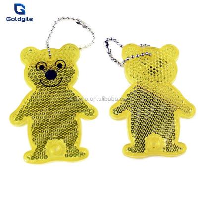 China Arcylic Teddy Bear Children's Safety Reflector for sale