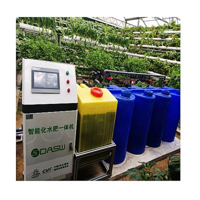 China Greenhouse Water & Water and Fertilizer Controller System Hydroponic Automatic Fertilizer Hydroponic Automatic System Fertilizer Irrigation Saving Integration for sale