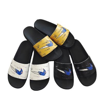 China New Design Summer Anti-slippery Ladies Flip Flops With Logo Slides White Customized Slides Shoes Sandals PVC Rubber Sneaker Slippers for sale